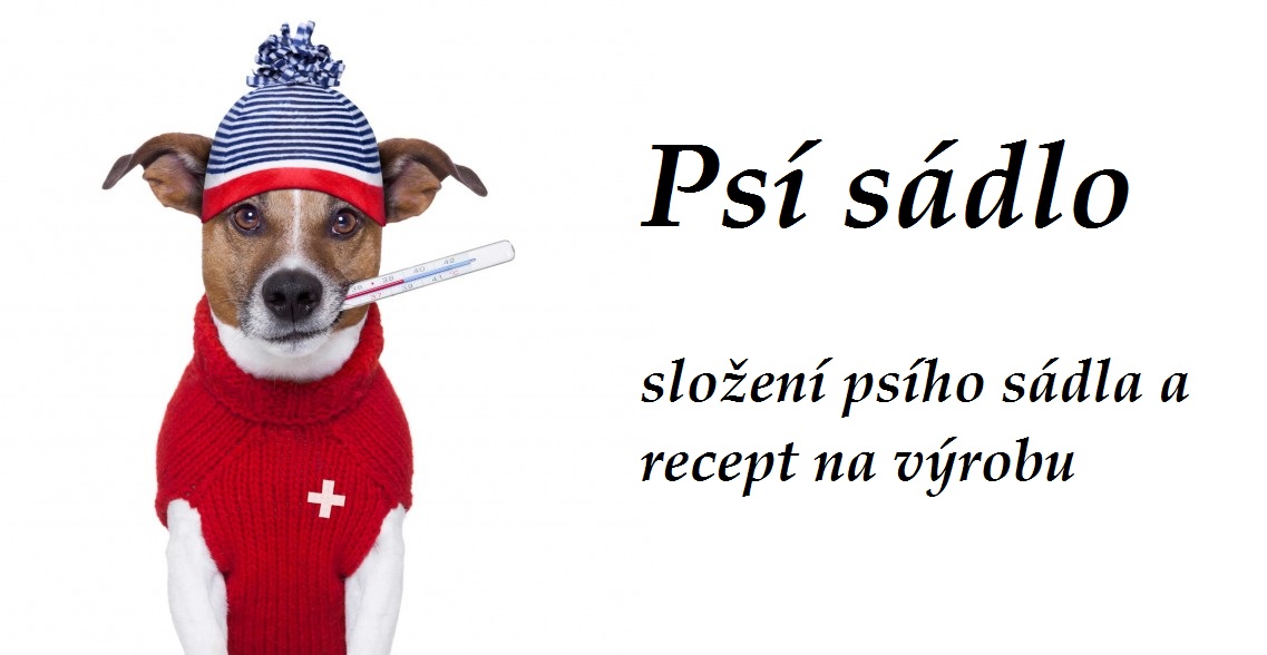 Psí sádlo - složení, recept, postup výroby, návod, účinky, využití